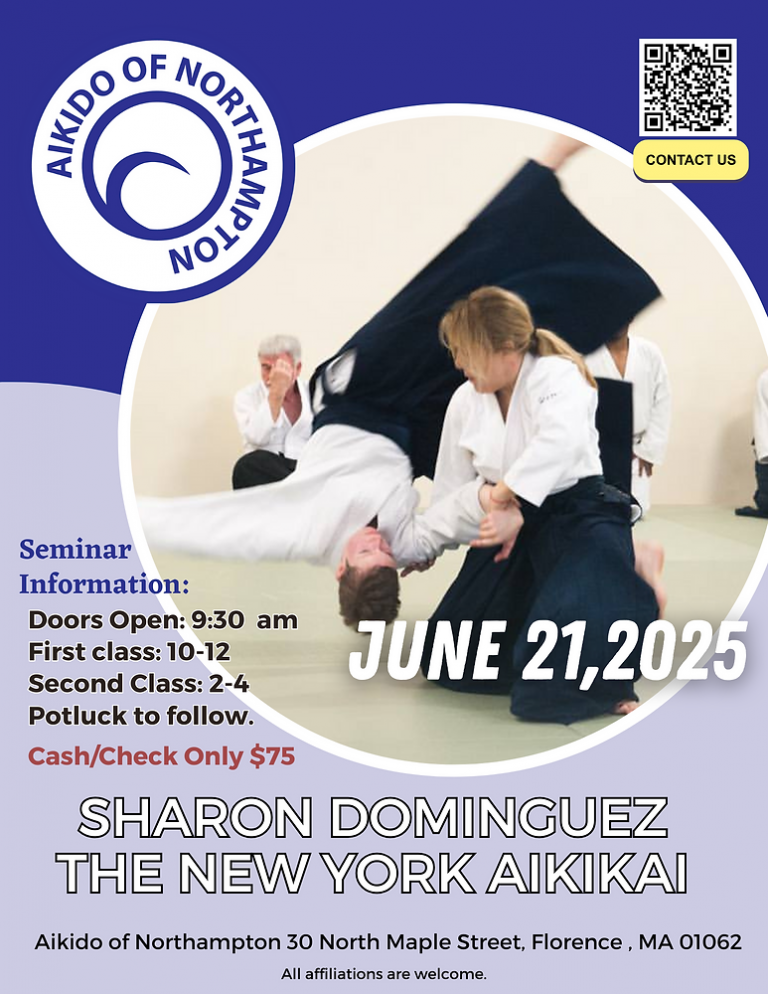 Aikido of Northampton's Seminar June 21st, 2025