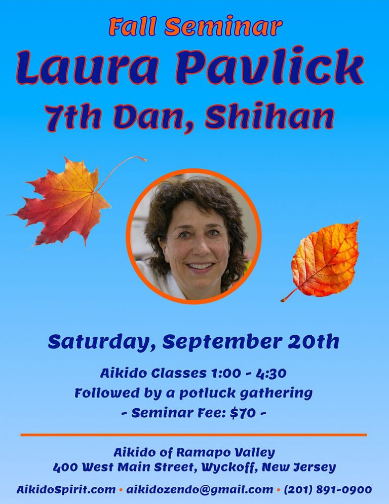 Aikido of Ramapo Valley's Seminar September 20th, 2025