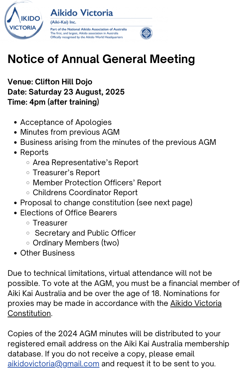 Notice of Annual General Meeting 2025