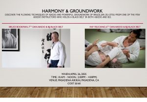 Pasadena Aikikai's Seminar April 26th, 2025