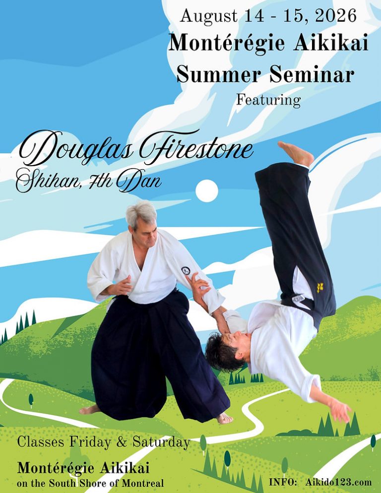 Montérégie Aikikai Seminar August 14th - 15th, 2026