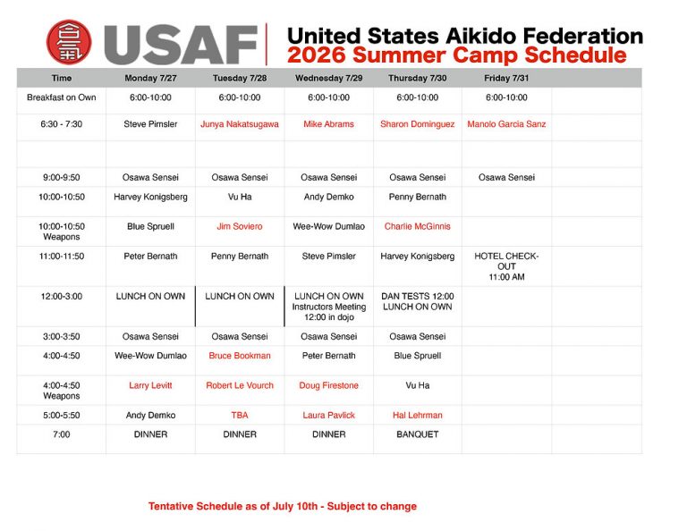Summer Camp Updated Schedule & Deadlines