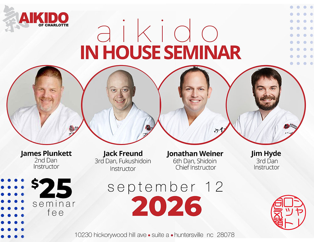 Aikido of Charlotte's Seminar